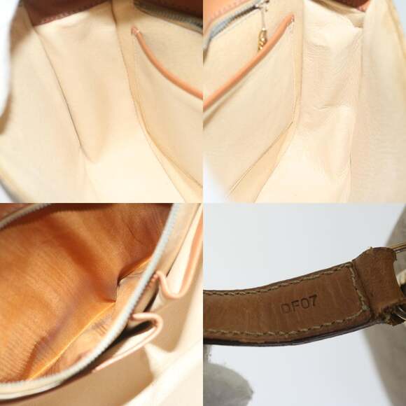 CELINE Macadam Canvas Shoulder Bag Beige - Picture 12 of 12